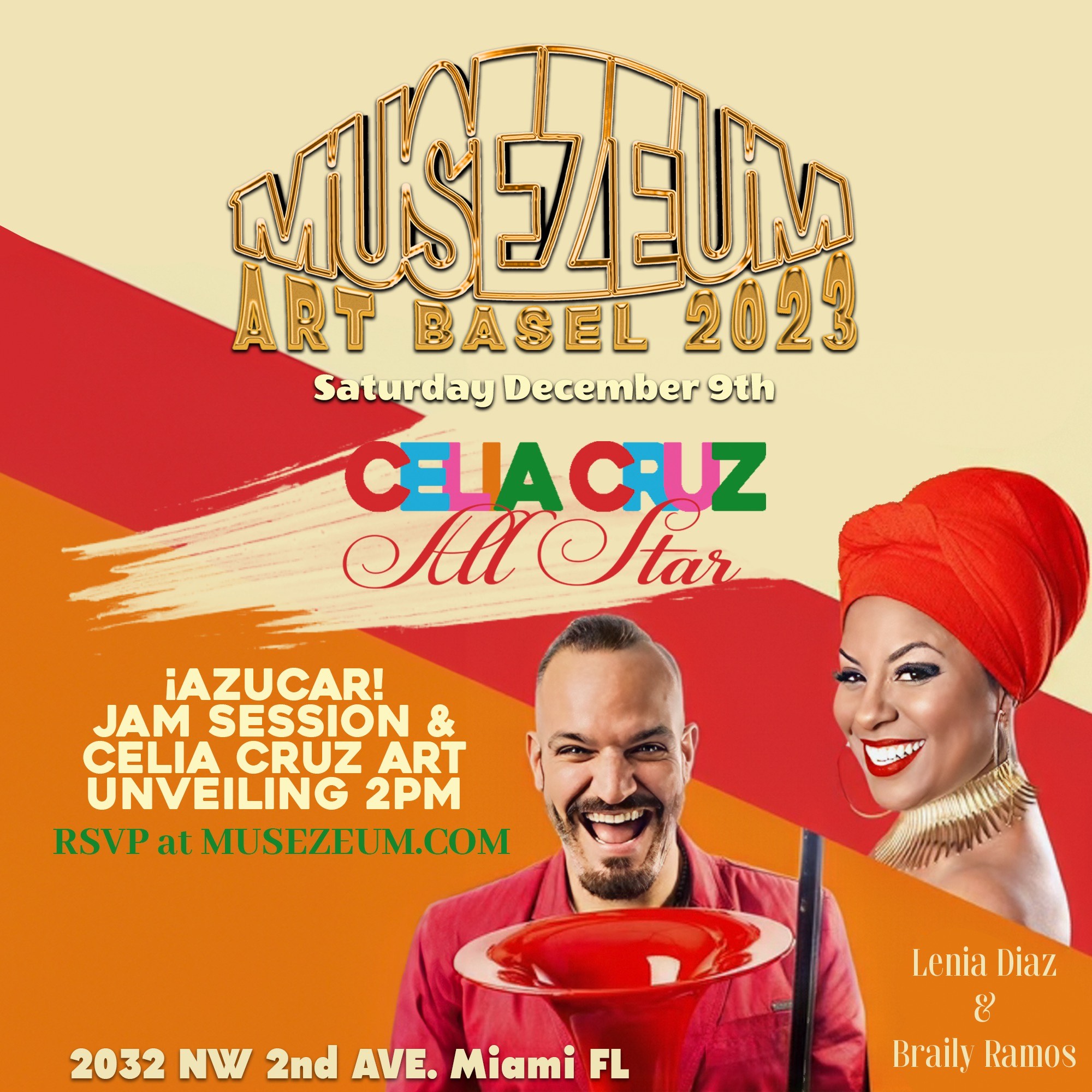 The Celia Cruz All-Stars Afternoon Jam & Celia Cruz Art Unveiling